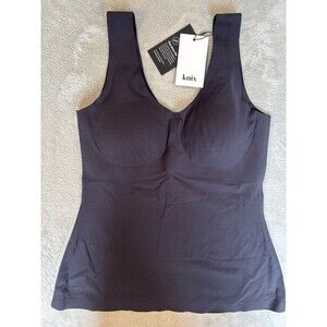 Knix Evolution Tank Bra Top Black Medium High Compression Molded Cups NWT